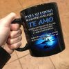 Para Mi Esposo Te Amo Couple Love Beautiful Night Simple Black Mug