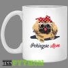 Pekingese Mom Of Dog Pet Simple White Mug