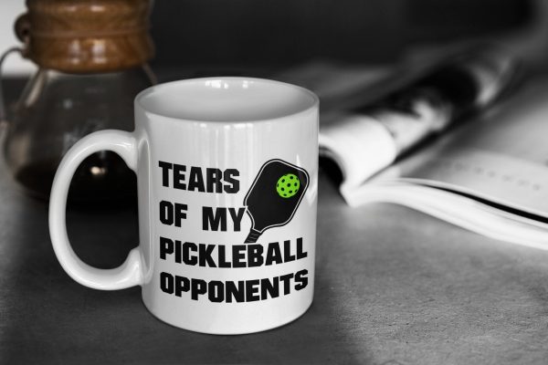 Pickleball Mug,Tears of my pickleball opponents funny mug
