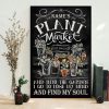 Plant Market And Into The Garden Go Lose My Mind Find My Soul Name Customized Canvas Poster