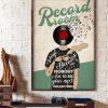 Record Room Vinyl Because Nobody Asks To See Mp3 Collection Music Love Canvas Poster
