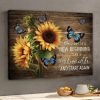Sunflower Every Day Is A New Beginning Take A Deep Breath And Start Again Canvas Poster
