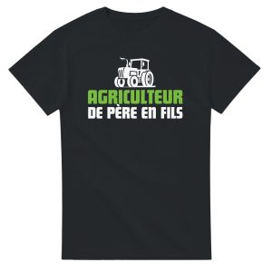 T-shirt Agriculteur Agriculteur de pere en fils