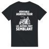 T-shirt Agriculteur Veritable agriculteur les autres font semblant