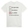 T-shirt Apero Celibataire, en couple, a l’apero