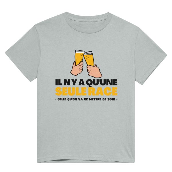 T-shirt Apero Il n’y a qu’une seule race celle qu’on va mettre ce soir