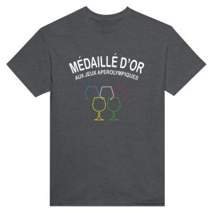 T-shirt Apero Medaille d’or au jeux aperolympiques