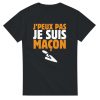 T-shirt BTP J’peux je suis macon