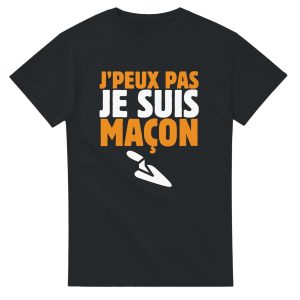 T-shirt BTP J’peux je suis macon
