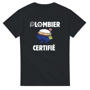 T-shirt BTP Sourire du plombier