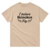 T-shirt Biere I Believe Heineken Fly