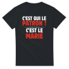 T-shirt EVG C’est qui le patron  c’est le marie