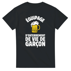 T-shirt EVG Equipage d’enterrement de vie de garcon