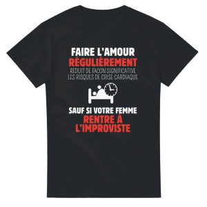 T-shirt EVG Faire L’Amour regulierement