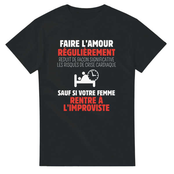 T-shirt EVG Faire L’Amour regulierement