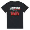 T-shirt EVG Le mariage c’est pas la mer a boire mais la belle-mere a avaler