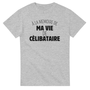 T-shirt EVG a la memoire de ma vie de celibataire