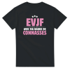 T-shirt EVJF EVJF avec ma bande de connasses