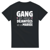 T-shirt EVJF Gang des copines dejantees da la mariee