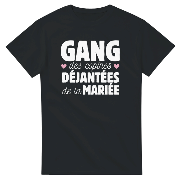 T-shirt EVJF Gang des copines dejantees da la mariee