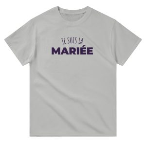 T-shirt EVJF Je suis la mariee