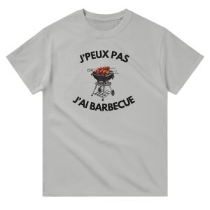 T-shirt Je peux pas j’ai barbecue