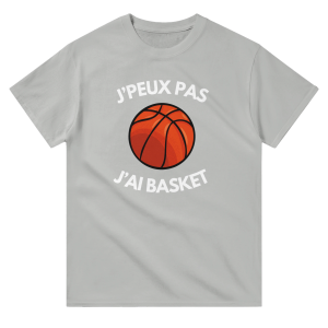 T-shirt Je peux pas j’ai basket