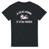 T-shirt Licorne Je vis de licorne et d’eau fraiche