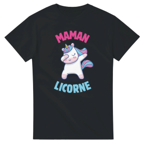 T-shirt Licorne Maman Licorne