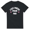 T-shirt annonce grossesse C’est prevu pour Mai