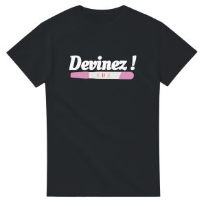 T-shirt annonce grossesse Devinez !