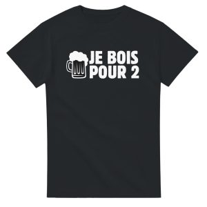 T-shirt annonce grossesse Je bois pour
