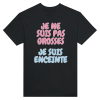 T-shirt annonce grossesse Je ne suis pas je suis enceinte