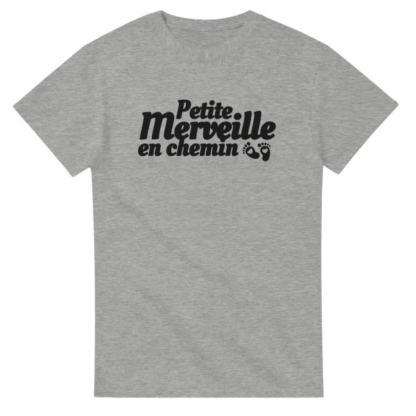 T-shirt annonce grossesse Petite merveille en chemin