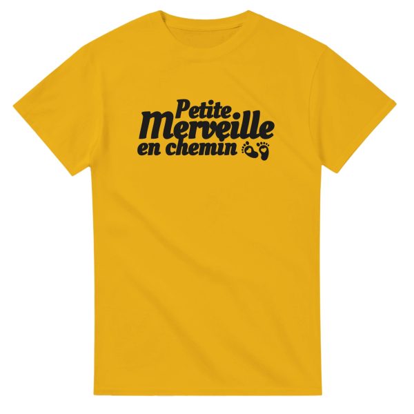 T-shirt annonce grossesse Petite merveille en chemin