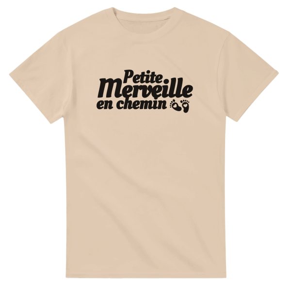 T-shirt annonce grossesse Petite merveille en chemin
