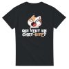 T-shirt beauf Qui veut un chat-bite