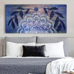 Textures White Flower Fabric Canvas Poster