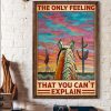 The Only Feeling That You Can’t Explain Horse And Desert Canvas Poster