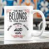 This Mug Belongs To The Most Amazing Wonderful Awesome Aiti Ever Flowers Family White Mug
