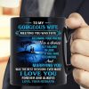 To My Gorgeous Wife I Love You Your Husband Family Love Simple Black Mug