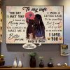 To My Wife LGBT Love You Better Person Personalized Customized Canvas Poster