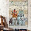 Today I Choose Shih Tzu Joy Pet Dog Lover Animal Vintage Flower Canvas Poster