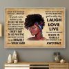 Today Is A Good Day To Have A Great Day Hot Black Lady Girl Wearing Glasses Canvas Poster