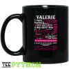 Vallerie 10 Notes Simple Black Mug