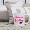 Vicious Trollop Lipstick White Mug