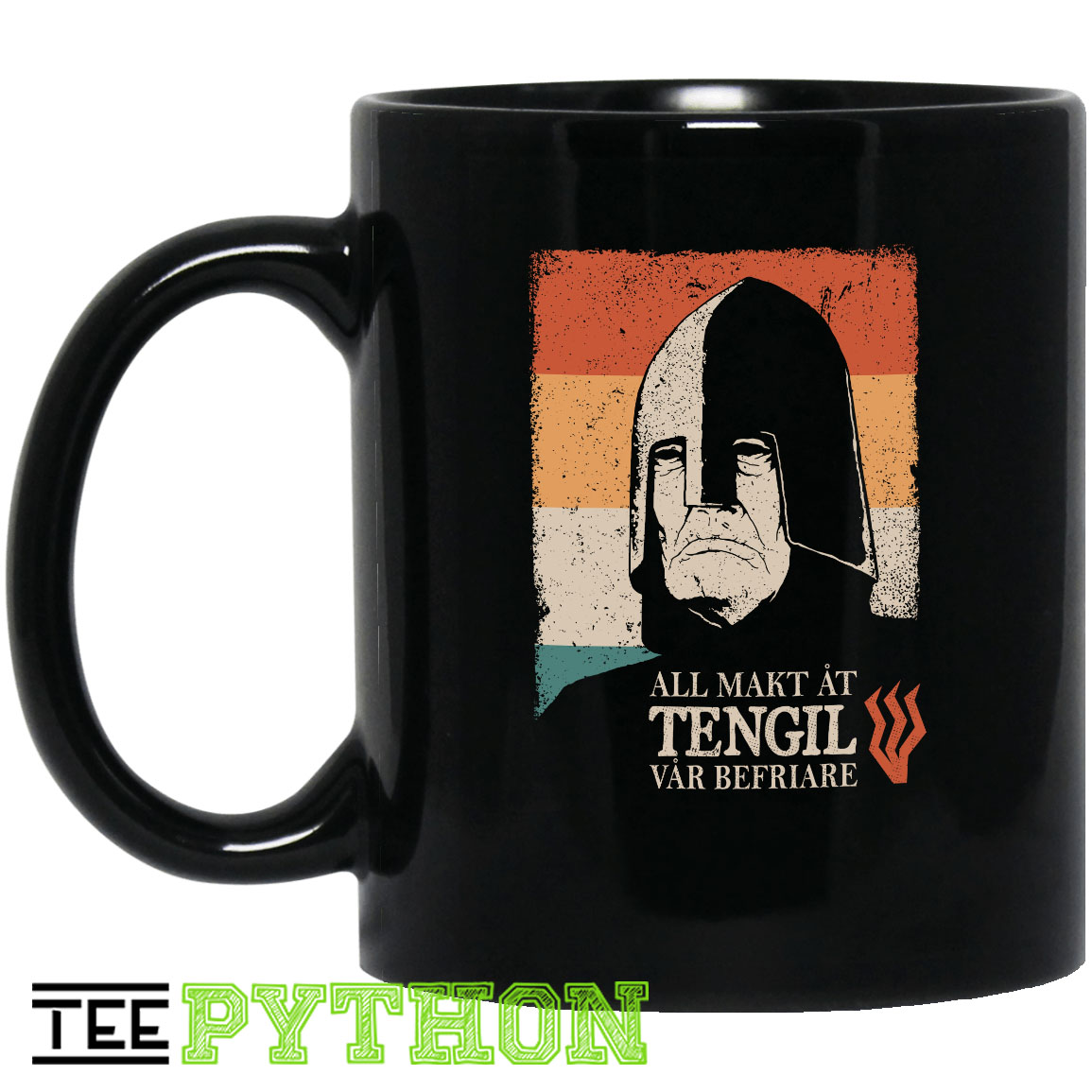 Vintage All Makt At Tengil Var Befriare Simple Black Mug Vintage All Makt At Tengil Var Befriare Simple Black Mug