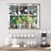 Vintage Birds And Plants The Beauty Flowers Fake Painting Window Canvas Poster
