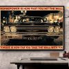 Vintage Car Horsepower Is How Fast You Hit The Wall Torque Is How Far You Take The Wall With You Canvas Poster