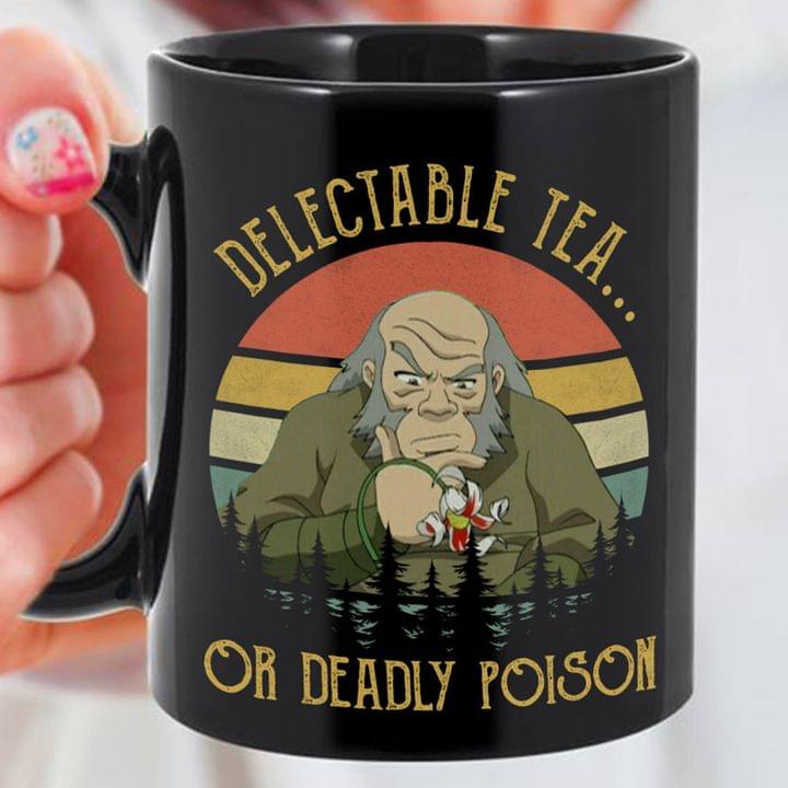 Vintage Delectable Tea Or Deadly Poison Master Simple Black Mug Vintage Delectable Tea Or Deadly Poison Master Simple Black Mug